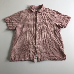 Tommy Bahama Men's Size XL 100% Silk Button Up Shirt Short Sleeve